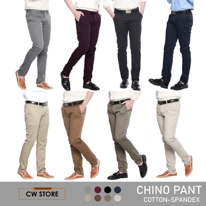 กางเกงชิโน่เข้ารูป-กางเกงขายาวผู้ชาย-กางเกงขายาว-slim-9124