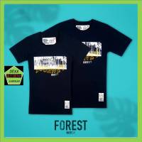 Beesy เสื้อคอกลม ชาย หญิง รุ่น Forest สีดำ