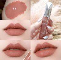 MYCA matte เบอร์ Y6 ไมก้า ลิปครีมเนื้อแมท สีส้มนู้ดอมน้ำตาล ทาแล้วหน้าสว่าง เนื้อลิปเบาสบายปาก เกลี่ยง่าย ไม่เลอะแมส ติดแน่นทนนานตลอดวัน