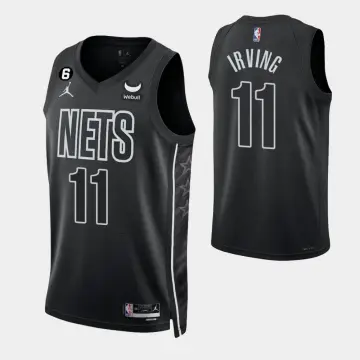 Nike NBA Brooklyn Nets Kyrie Irving Number 11 T Shirt Black Large Men's Top  Tee