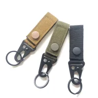 ZHONGMEET Portable Light-Weight Camping Carabiner Clip MOLLE Key Hook Clip Clamp Tactical Hanging Buckle Hook Clip