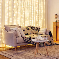 MIFLAME 2021 Remote LED Fairy Light Garland Curtain Lamp Remote Control Led Light New Year Christmas Decorations Window Curtain