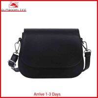 [Arrive 1-3 Days]Simple Women Solid Color Shoulder Handbags PU Leather Flap Crossbody Bags