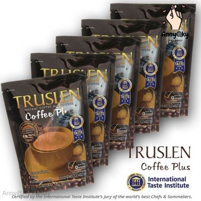 Truslen Coffee Plus ทรูสเลน คอฟฟี่ พลัส 16g/ 15 ซอง Truslen Coffee Plus 15 sachets (Package) 240g.