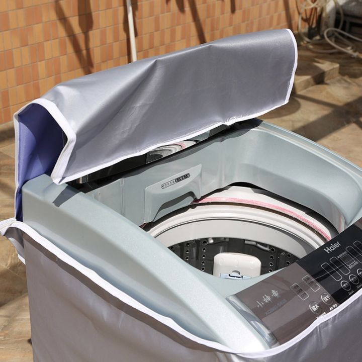 select-sea-พร้อมส่ง-ฝาครอบเครื่องซักผ้า-กันน้ำ-กันฝุ่น-กันแดด-เคส-protector-ผ้าคลุมเครื่องซักผ้าฝาบน-s-m-l-xl