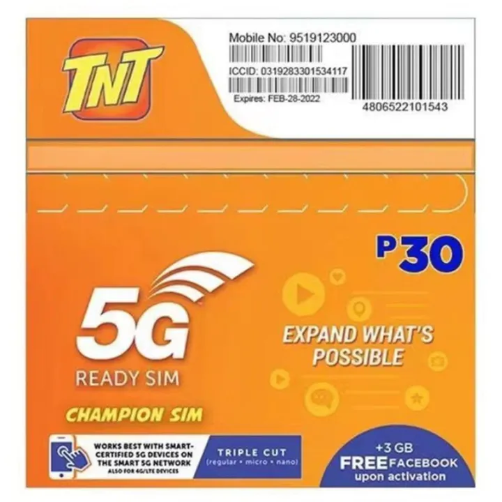 { PHK } TNT SIM 5G Network Series Brand New & Sealed | Lazada PH