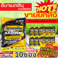 ? ?? สินค้ายกแพ็ค ?? อีมาเมกตินเบนโซเอต (เกรทแพค) ขนาด 1กิโลกรัมX10ซอง กำจัดหนอนกระทู้ หนอนเจาะ หนอนกัดใบกินใบทุกชนิด