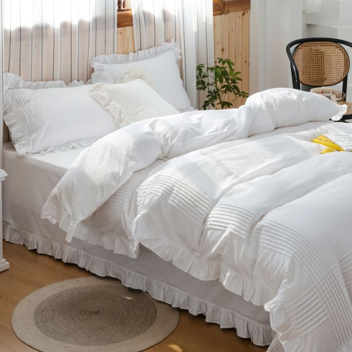 บ้าน-gt-ศูนย์ผลิตภัณฑ์-gt-เครื่องนอนสีขาวคุณภาพสูง-gt-ปลอกผ้านวมงามสง่า