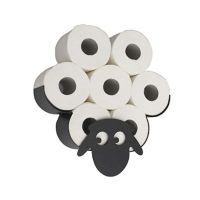 Sheep Toilet Paper Holder Toilet Roll Holder Owl Animal Wall Mount Black Wc Tissue Storage Rack Bathroom Home Decor Accessories