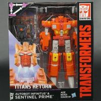 หม้อแปลงไฟฟ้า Hasbro Titan War Titans กลับไปที่ Navigator Class V Class สาม-Change Warring