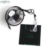 Lzkewieyal【100% Original 】3W 6V แผงพลังงานแสงอาทิตย์พัดลม4นิ้วพลังงานแสงอาทิตย์ Usb พัดลมทำความเย็นสำหรับบ้านสำนักงานนอกบ้านการเดินทางตกปลา【cod】