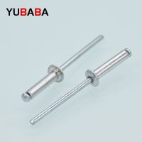 M2.4 M3.2 M4 M4.8 GB12618 Aluminium Mushroon Head Break Mandrel Blind Rivets Nail Pop Rivets For Furniture Car Aircraft