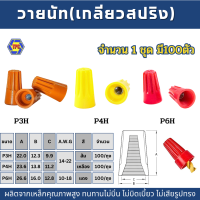 (100ตัว) วายนัทเกลียวสปริง PH3 PH4 PH6 สินค้านำเข้าจากไต้หวัน