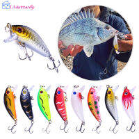 LA【ready Stock】5.5ซม. 3.6G เหยื่อตกปลาประดิษฐ์3d Eye Double Hook เหยื่อตกปลาแบบแข็งลอยสำหรับ Perch ปลาเทราท์ปลาสีดำ【cod】