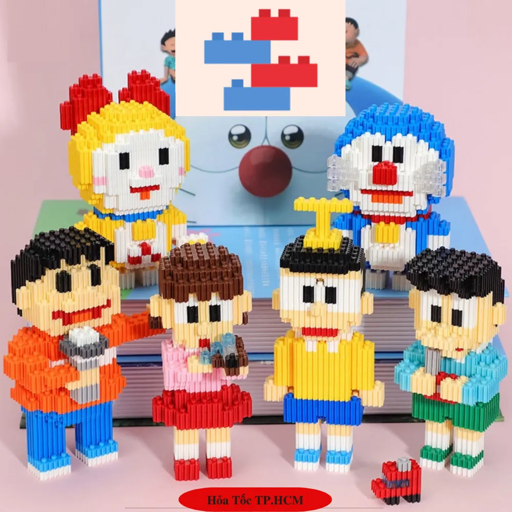 đồ chơi lắp ráp Lego Doremon, Nobita và những người bạn, Mô hình ...