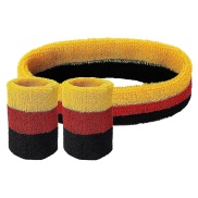 Headband Wristband Set,Sports Headband and Wristband Sports Band Colorful