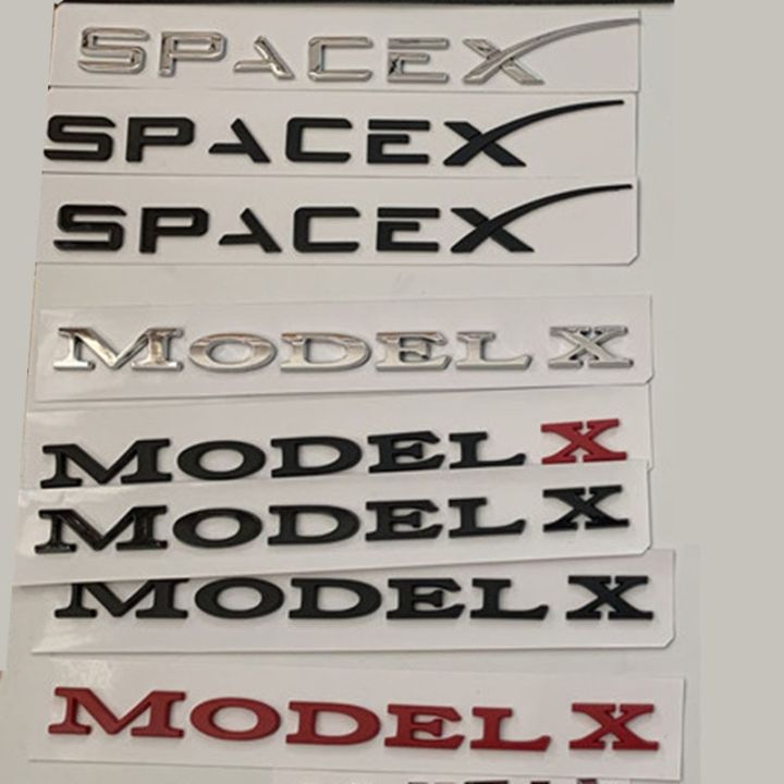 Chữ cái Tấm gắn logo cho Tesla mô hình 3 mô hình S mô hình x