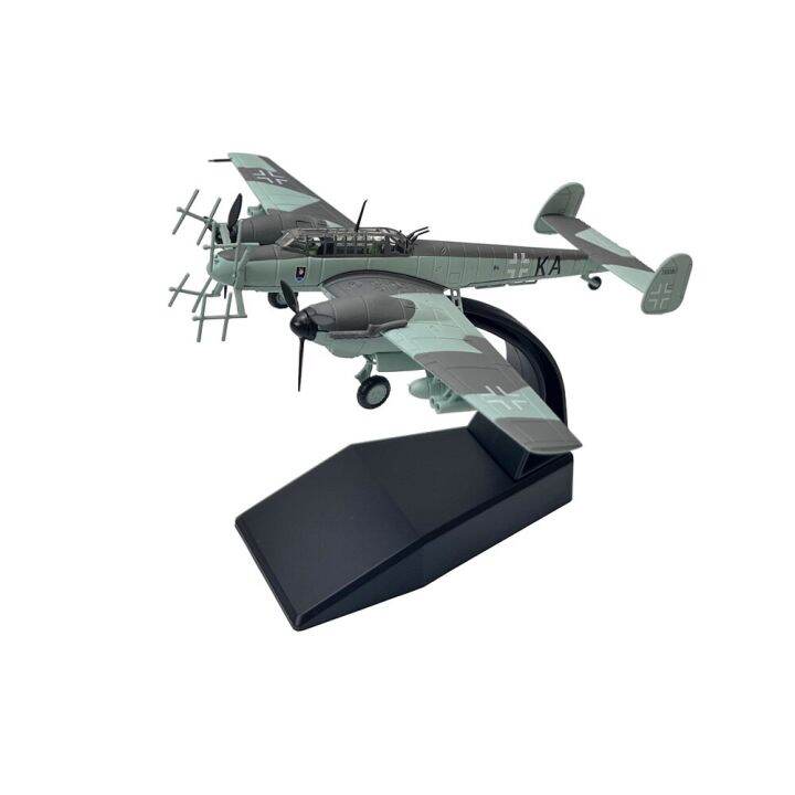 1-100-1-100ขนาดสงครามโลกครั้งที่สองเยอรมัน-messerschmidt-bf110เครื่องบินรบ-diecast-พวงกุญแจโลหะรูปเครื่องบินโมเดลเครื่องบินของเล่นของขวัญเด็กชาย