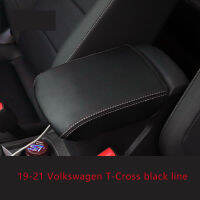 Xingfan 19 21 Volkswagen T-Cross ที่วางแขนฝาครอบ Transit ที่เก็บสัมภาระตรงกลางพื้นที่ปลอกหนังป้องกัน Dedicated สำหรับภายในการออกแบบการปรับเปลี่ยนพนักพิง