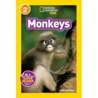 Original English books National Geographic Readers:Monkeys level 2 National Geographic: Monkeys