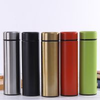 Factory Direct Sales Business Thermos Cup Vacuum Insulation Straight Cup Advertising Cup Logo Stainless Steel Thermos Cup 【Bottle】