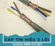 Cáp tín hiệu 3 lõi 0.5mm, 0.75mm, 1.0mm, 1.5mm
