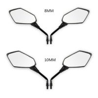 1 Pair Universal 8mm 10mm Rear View Side Convex Mirrors ATV Chopper 8mm 10mm for Scooter Motocross Electrombile