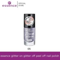 essence glitter on glitter off peel off nail polish - เอสเซนส์กลิตเตอร์ออนกลิตเตอร์ออฟพีลออฟเนลโพลิช (น้ำยาทาเล็บ,น้ำยาทาเล็บสูตรลอกได้)