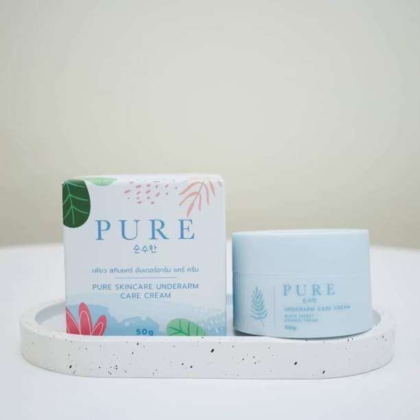 PURE เพียว สกินแคร์ อันเดอร์ อาร์ม แคร์ 50กรัม. Pure Skin Care Under