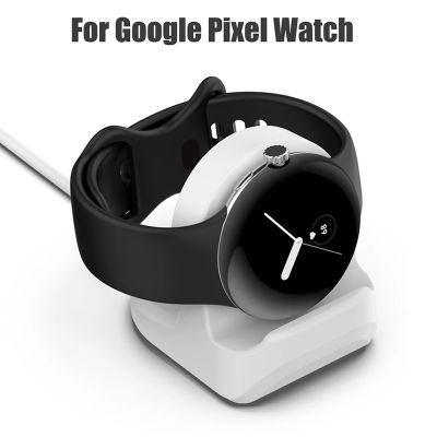 △ Uchwyt do ładowania silikonowego do zegarka Google Pixel ręczny uchwyt do ładowania otworu na kabel uchwyt z ładowarką do zegarka Pixel stojak dokujący