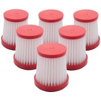 Replacement Spare Parets Hepa Filter for Xiaomi Deerma VC01 Handheld Vacuum HEPA Filter Dust Cleaner Accessories 6Pcs