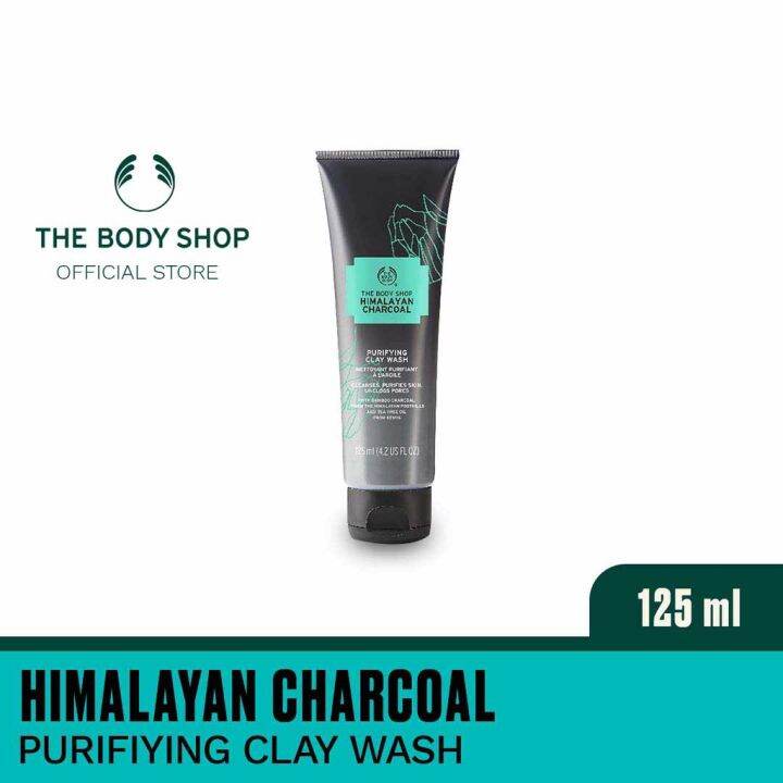 The Body Shop Himalayan Charcoal Purifying Clay Wash (125ml) Lazada PH