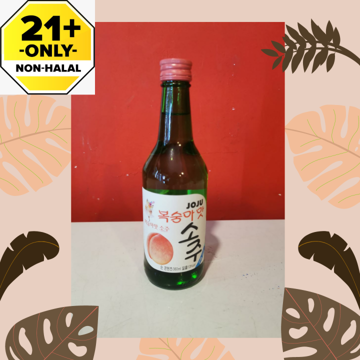 PEACH FLAVOR SOJU 360ML Lazada