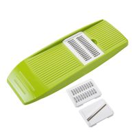 LMETJMA Mandoline Slicer Vegetable with 3 Blades Julienne Cutter for Carrot KC0083