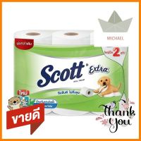 กระดาษชำระ SCOTT EXTRA DOUBLE ROLL แพ็ค6TOILET TISSUE SCOTT EXTRA DOUBLE ROLL PACK 6 **ลดราคาจัดหนัก **