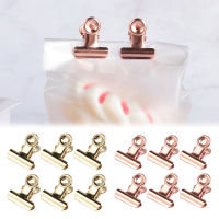 6Pcs Metal Kitchen Food Sealing Bag Clips Letter Paper Photo File Clamps School Office Calendar Binder Clip Household Accessorie