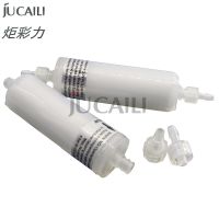 white filter white filter Jucaili 10 Pcs UV / Eco Solvent 5U Long Ink Filter For Flora Gongzheng Infiniti UV Flatbed Inkjet Printer Ink Filter Damper