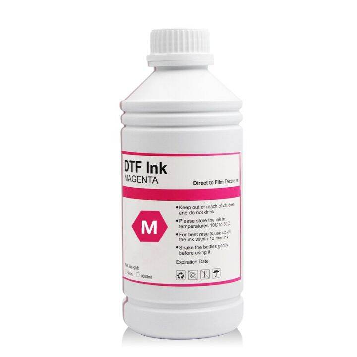 หมึก-dtf-1000มล-สำหรับเครื่องพิมพ์ฟิล์มสกปรกการถ่ายเทความร้อนสิ่งทอหมึกสำหรับ-epson-l1800-l800-l805-a3-a4และหมึกพิมพ์สกปรกรูปแบบขนาดใหญ่