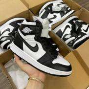 Giày Thể Thao Nam Nữ Nike Jordan 1 PANDA Cao cổ Giày Jordan Đen Trắng Full