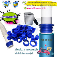 {สินค้าลิขสิทธิ์} Saun Glin แหวนซิลิโคนสำหรับสายเครื่องซักผ้า 30-32มม.ใส่ท่อ 1.25" สามารถเพิ่มใส่ซิลิโคนกันกลิ่นกันแมลงได้