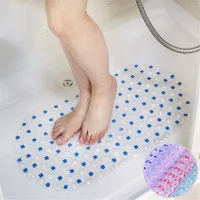 ✤▤✙ PVC Anti-skid Bath Mats Soft Shower Bathroom Massage Mat Suction Cup Non-slip Bathtub Carpet Rectangle Large Size