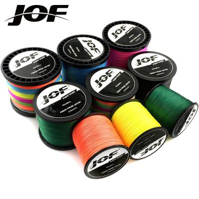 【hot】●❒  New Brand Woven wire 1000M-100M PE Braided Fishing 4 strands 28 35 40 50 60 80LB 120LB Multifilament