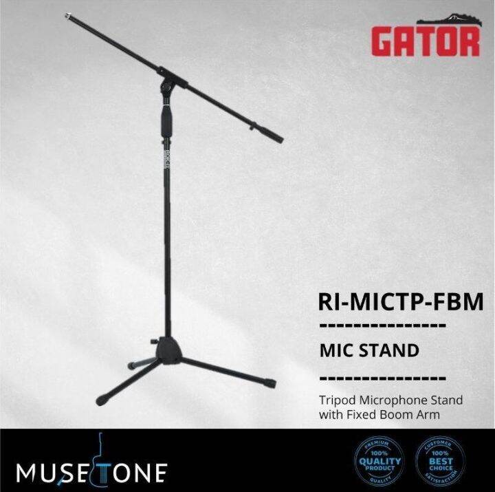 Gator Tripod Mic Stand Microphone Stand with Folding Legs RIMICTPFBM Lazada