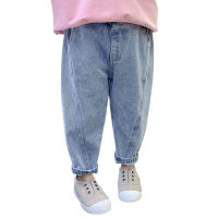 【CW】Baby Jeans Solid Color Jeans For Girls Spring Autumn Jeans Boy Girl Casual Style Toddler Girl Clothes