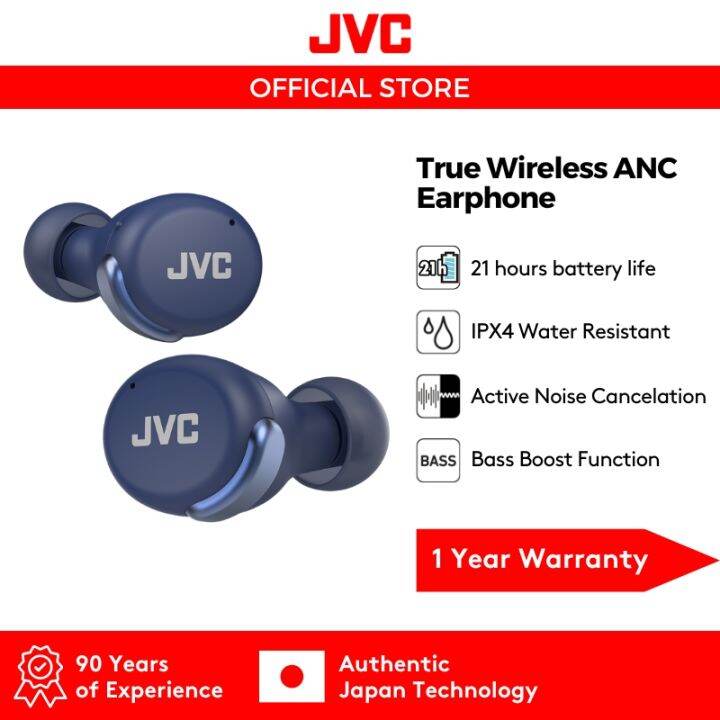 Jvc Ha A30t True Wireless Earphone Active Noise Cancellation 21 Hours Battery Life Ipx4 0152