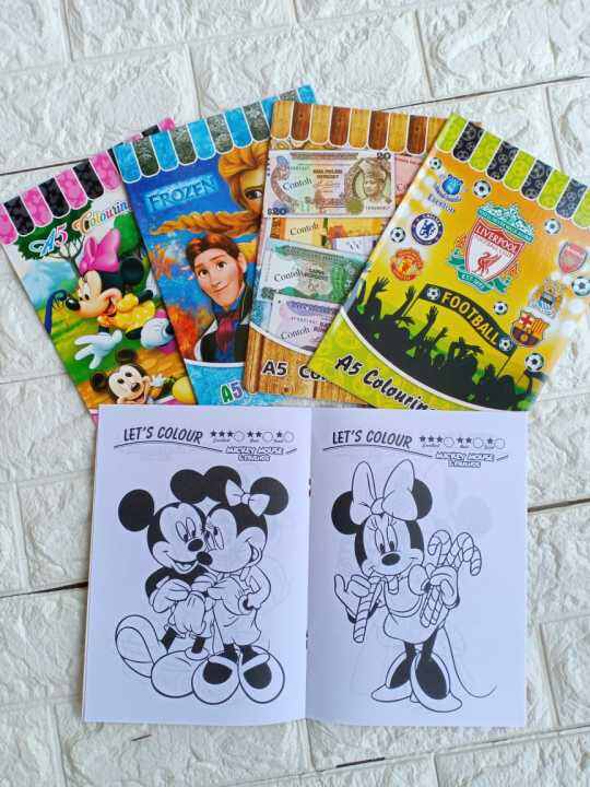 A5 Fancy Design Colouring Book Lazada