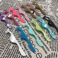 ใหม่50PCS ขนตาปลอมแหนบขนตาปลอม Applicator Eyelash Extension Curler Nipper เสริม Clamp แต่งหน้าคีมเครื่องมือ