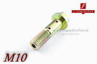 น็อตน้ำมัน Oil Bolt ขนาด M10x1.25x35 แบบ 2 รู