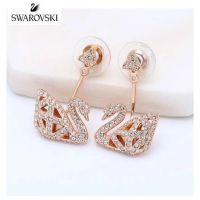 (Used) ส่งฟรี? ต่างหู swarovski ของแท้100% ซื้อเองจากดิวตี้ฟรี