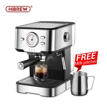 HiBREW 4 in 1 Multiple Capsule Machine and Milk Frother Combo